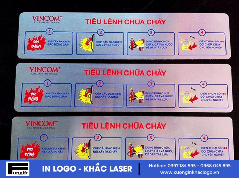In trên chất liệu nhôm