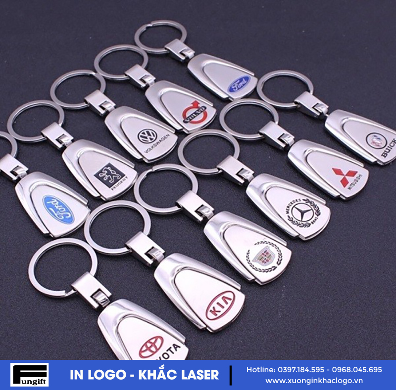 Móc khoá kim loại đẹp