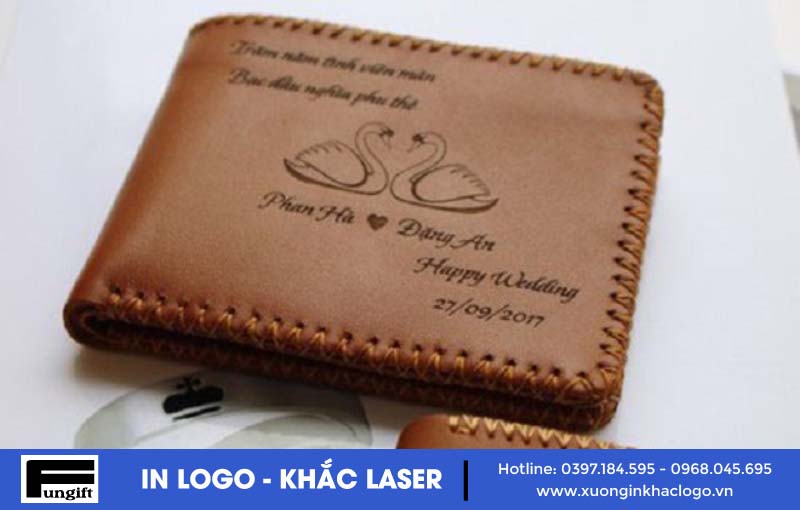 Ví da tạo thành từ công nghệ laser