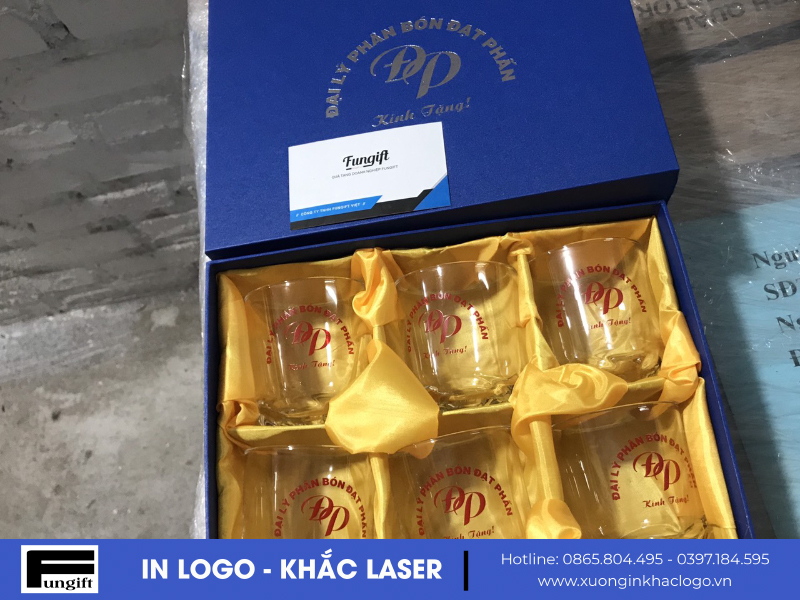 Bộ ly thủy tinh quà tặng