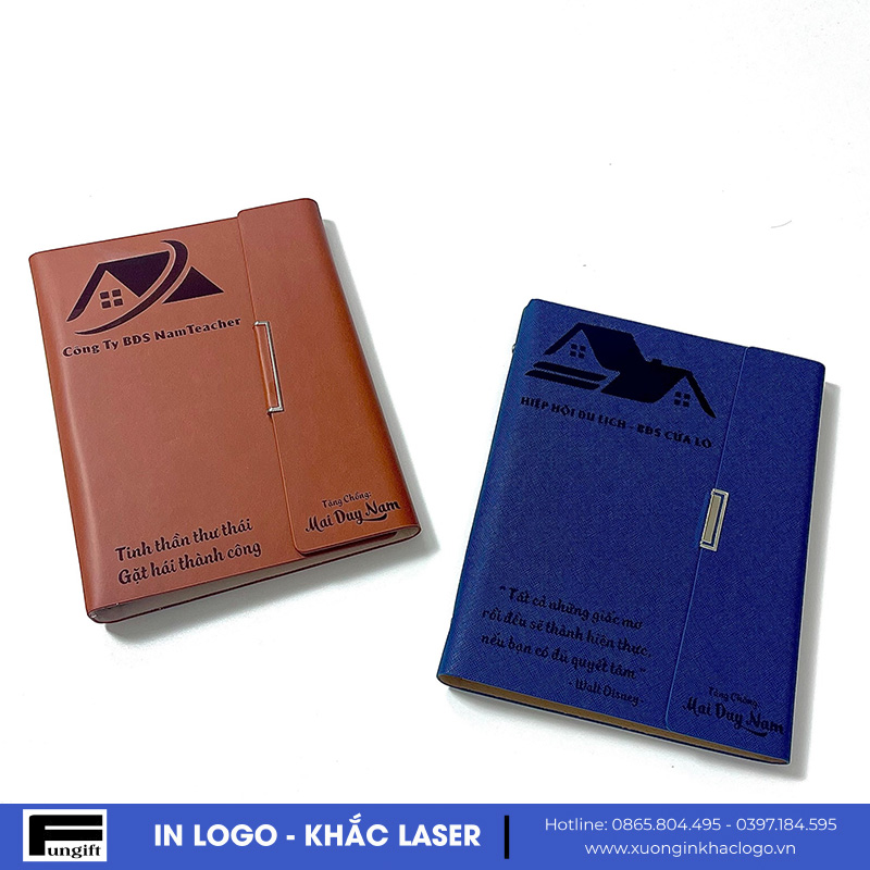 Sổ in tên làm quà tặng