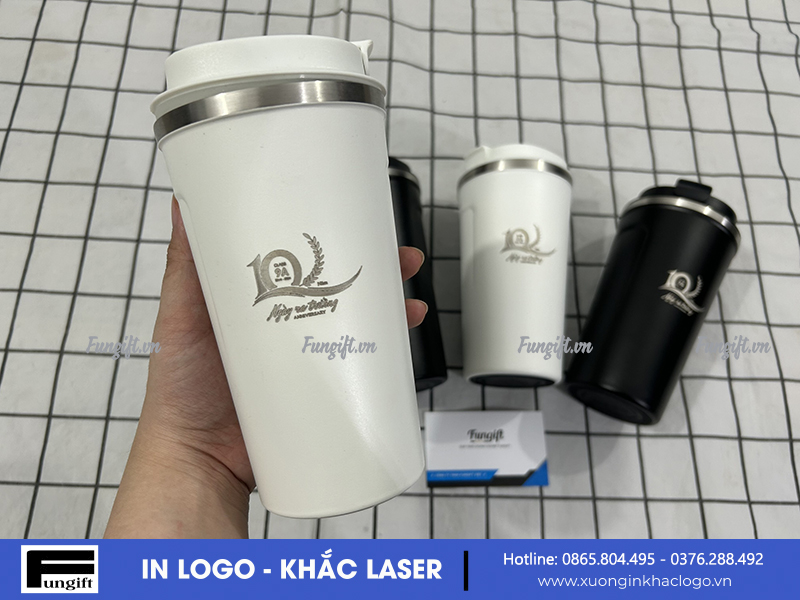Cốc giữ nhiệt coffee in logo theo yêu cầu
