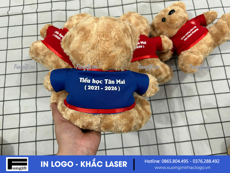 Báo giá in gấu số lượng lớn