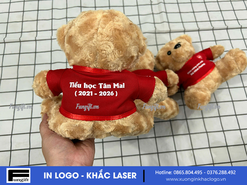In tên lên gấu bông giá rẻ