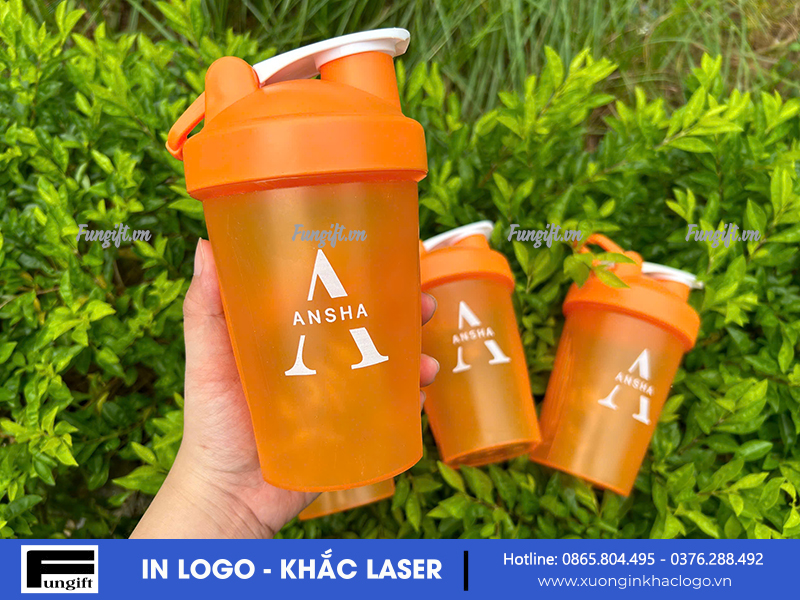 Cốc lắc thể thao in logo