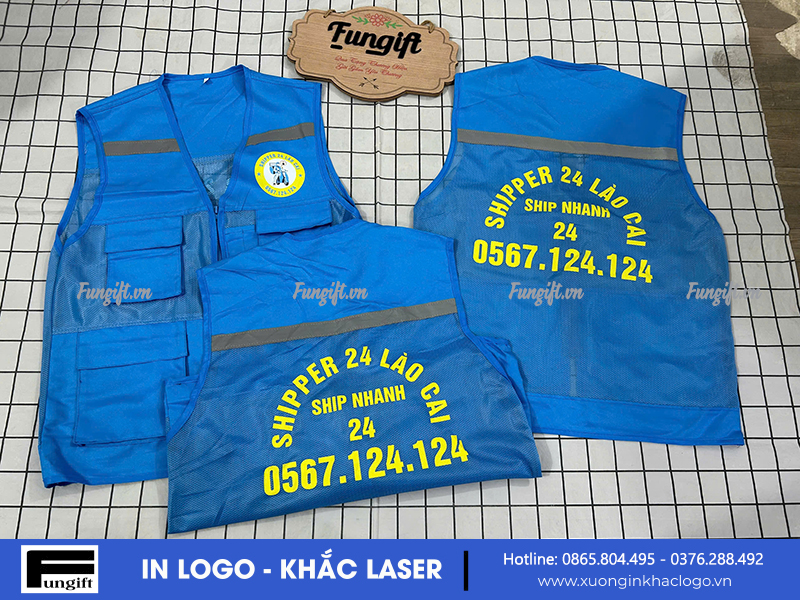 Đồ bảo hộ phản quang in logo
