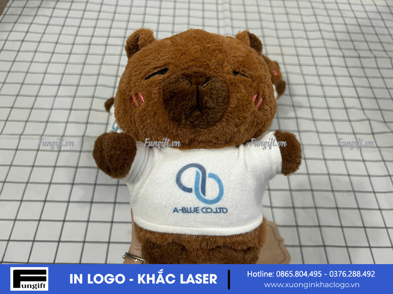 Gấu capybara in logo số lượng lớn