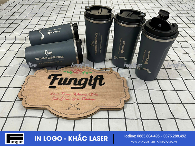 Mẫu cốc coffee giữ nhiệt khắc tên