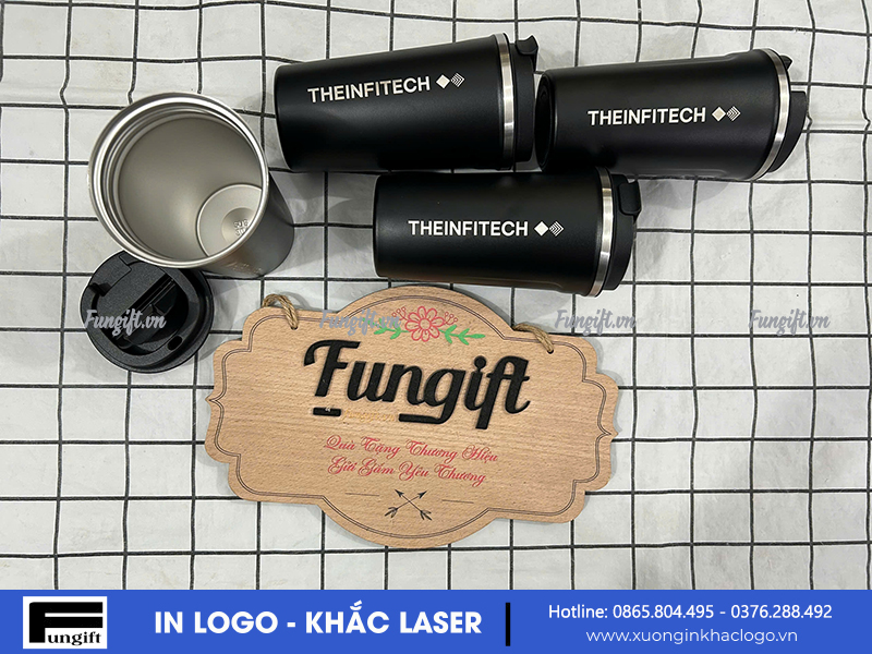 Mẫu cốc coffee khắc theo yêu cầu