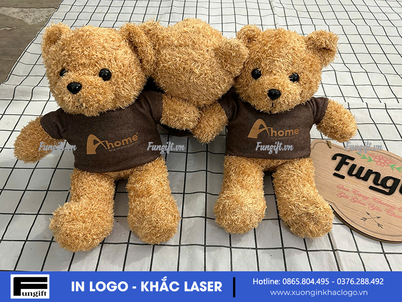 Mẫu gấu bông in tên giá rẻ