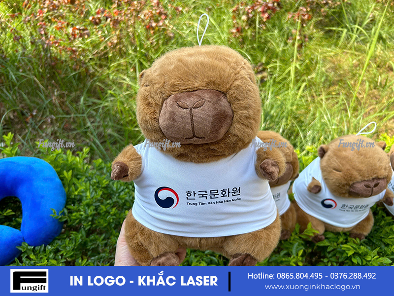 Quà tặng capybara in logo