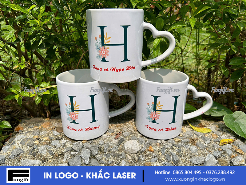 Quà tặng cốc sứ in logo