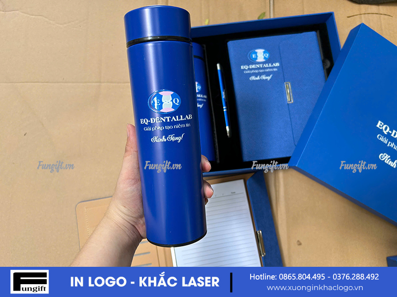 Bình giữ nhiệt in logo công ty