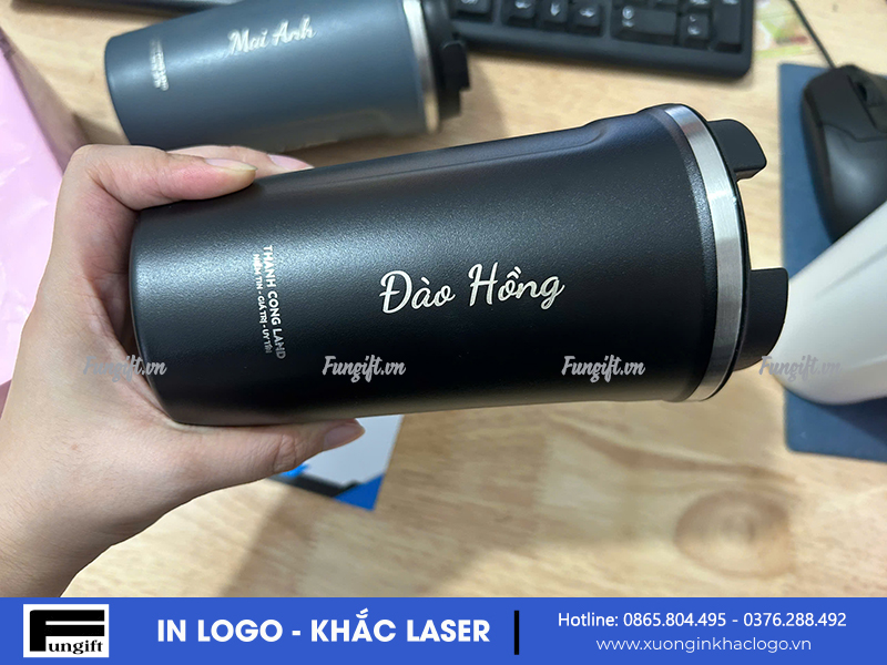 Nhận khắc cốc coffee Hà Nội