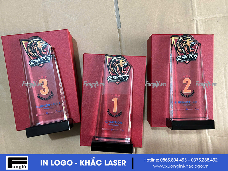 Quà lưu niệm cúp vinh danh