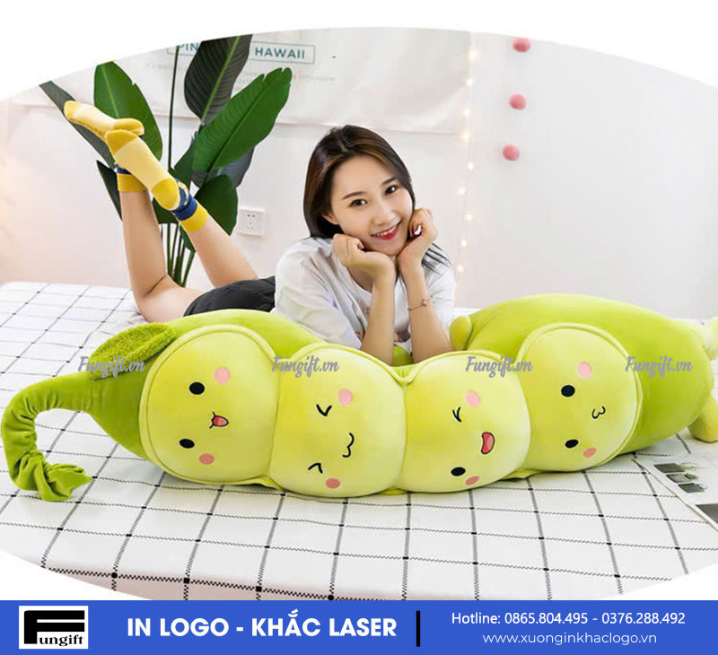 Sản xuất gối ôm hạt đậu