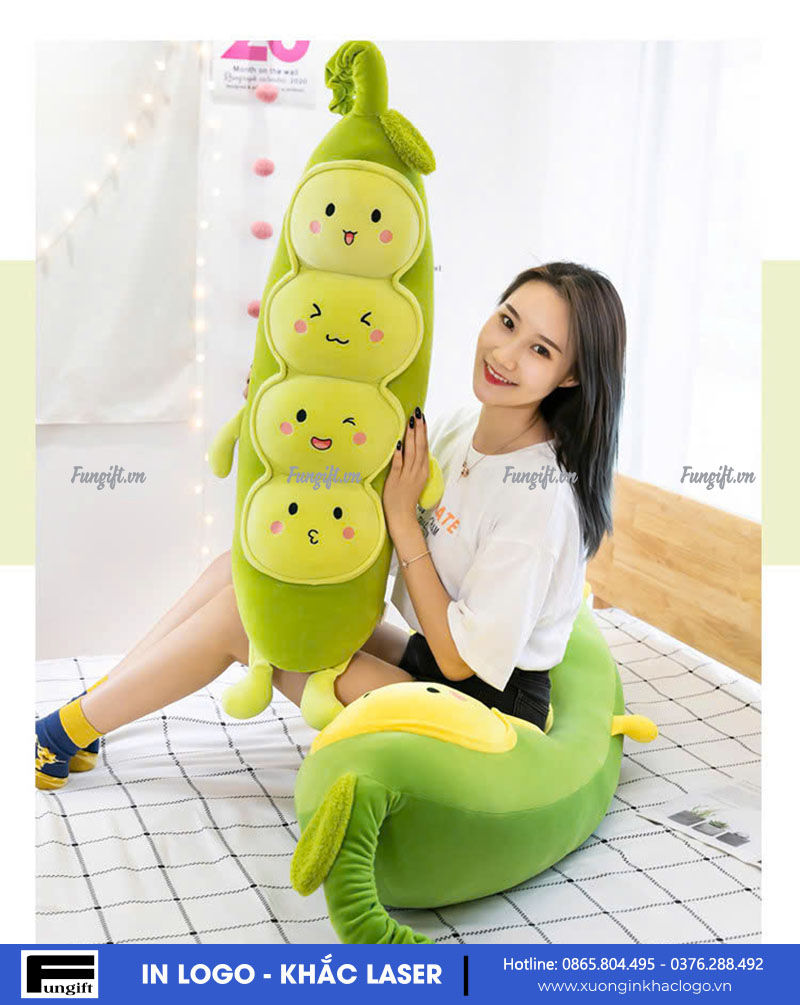 Xưởng may gối ôm hạt đậu