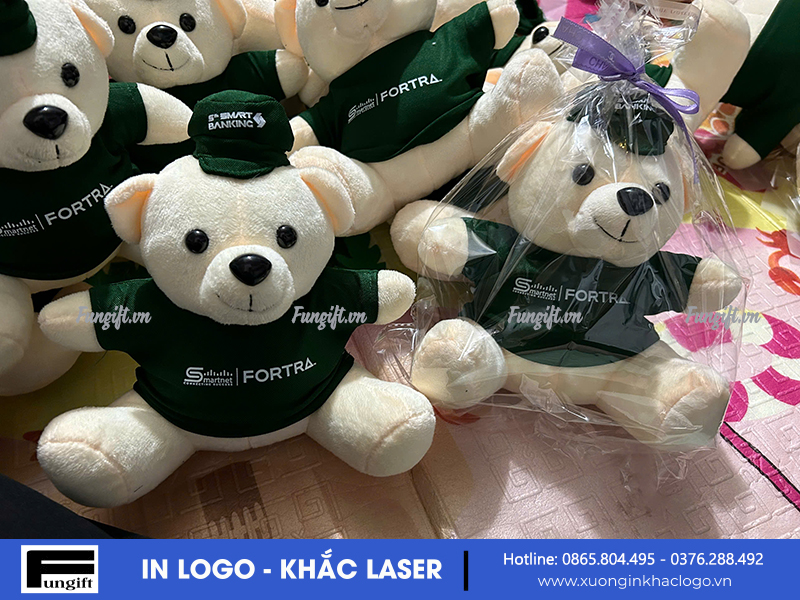Xưởng sản xuất gấu bông in logo