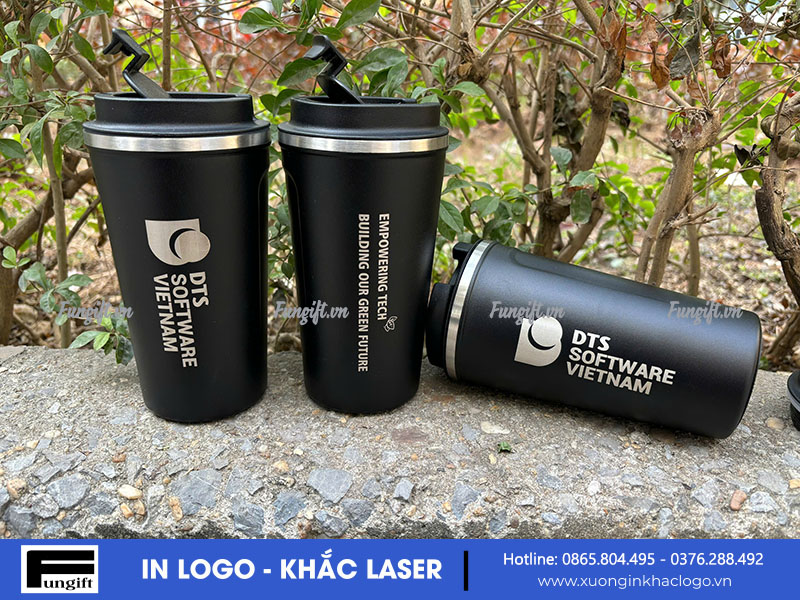 Khắc cốc coffee giữ nhiệt số lượng ít