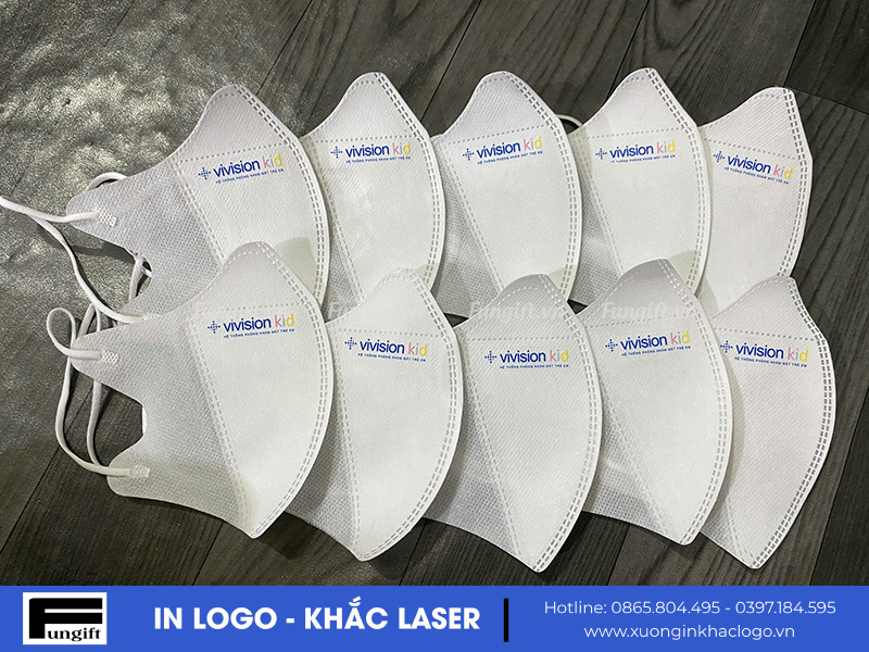 Khẩu trang y tế in logo cho doanh nghiệp