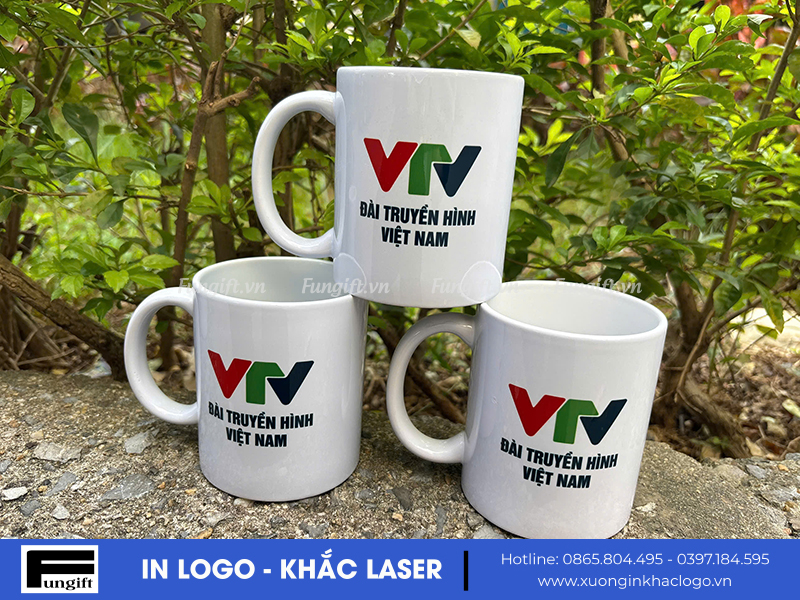 Xưởng In Ly Sứ Giá Rẻ Hà Nội Làm Quà Tặng VTV - In Ly Sứ