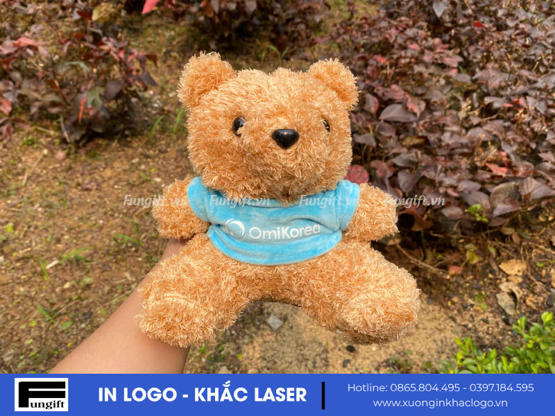 Gấu bông in logo công ty