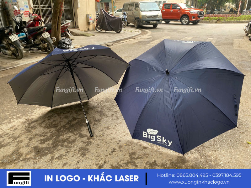 Xưởng in gia công ô cán dài Hà Nội