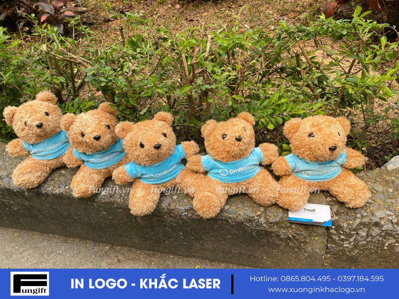 Xưởng sản xuất gấu in logo Hà Nội
