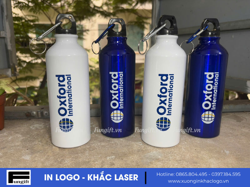 In logo lên bình nước theo yêu cầu