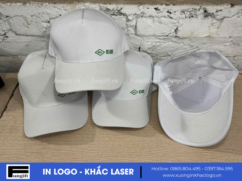 Mũ in logo theo yêu cầu