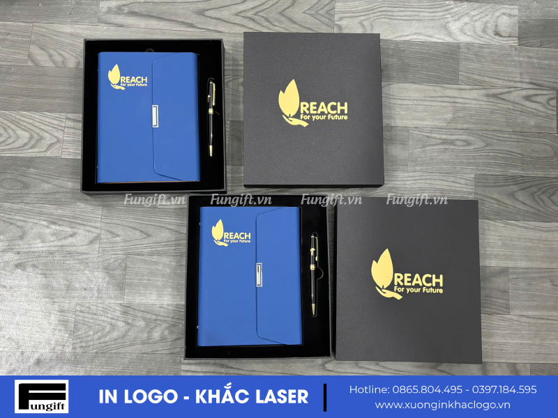 Đặt in set sổ bút số lượng ít