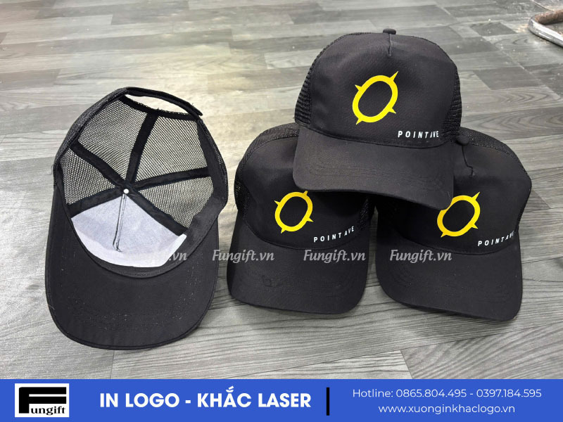 Mẫu mũ lưỡi trai giá rẻ in logo