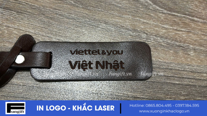 Xưởng khắc laser tag da tại Hà Nội