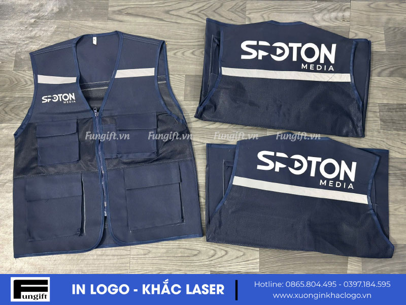 Áo gile phản quang bảo hộ kỹ sư công trường giá rẻ