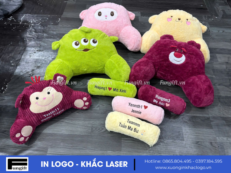 Gối đệm tựa lưng văn phòng hình thú giá rẻ