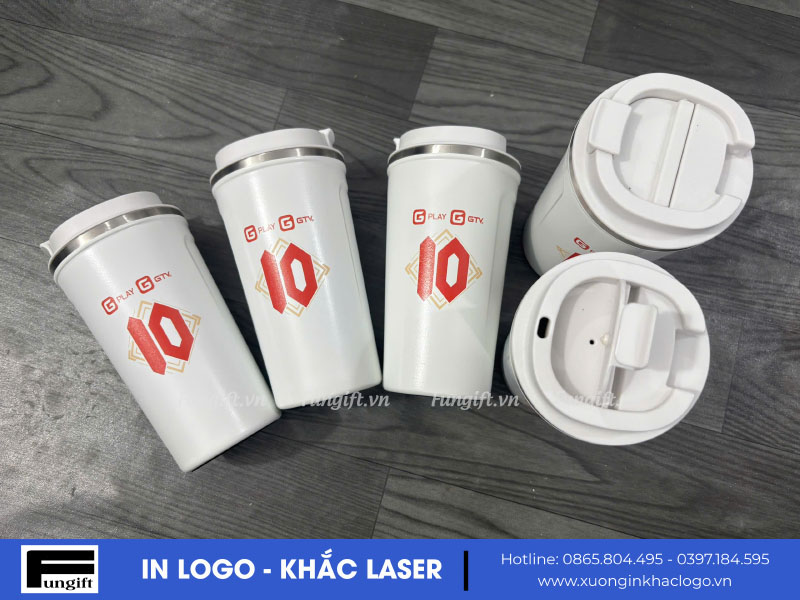 Ly giữ nhiệt quà tặng in khắc logo theo yêu cầu