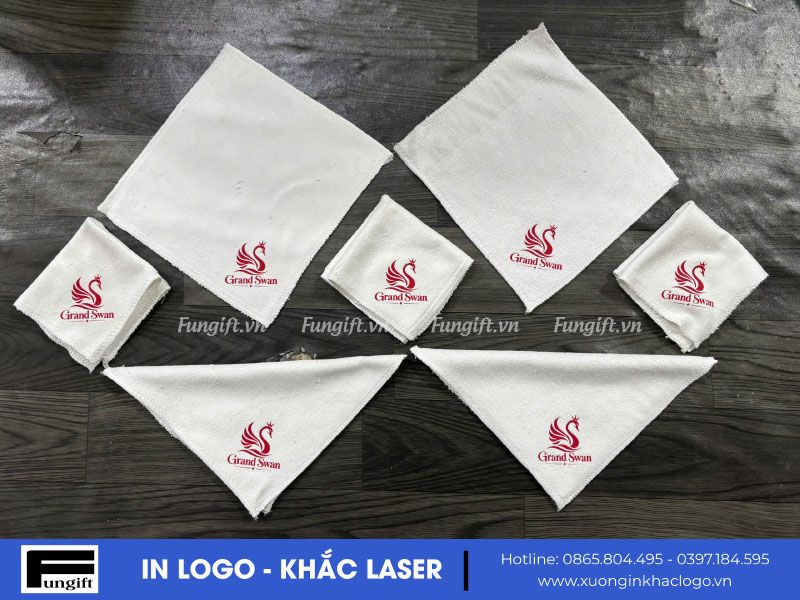 In logo lên khăn lau giá rẻ